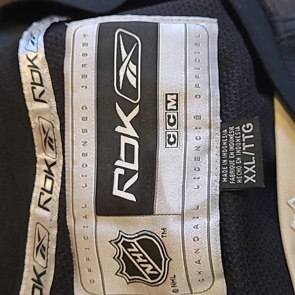 PENS Malkin Jersey Adult XXL w/ free Tossel Hat - Picture 3 of 8